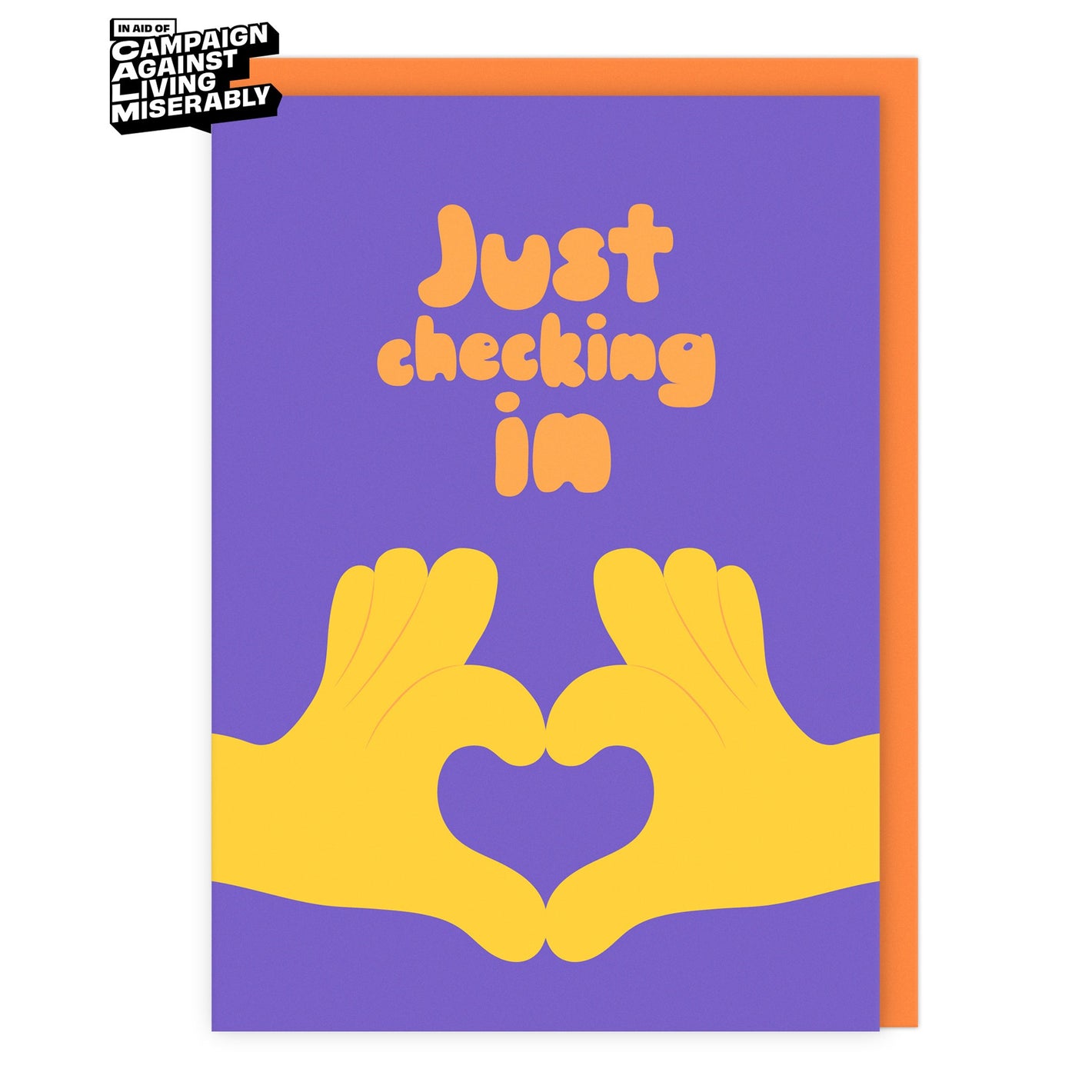 Just Checking In Card