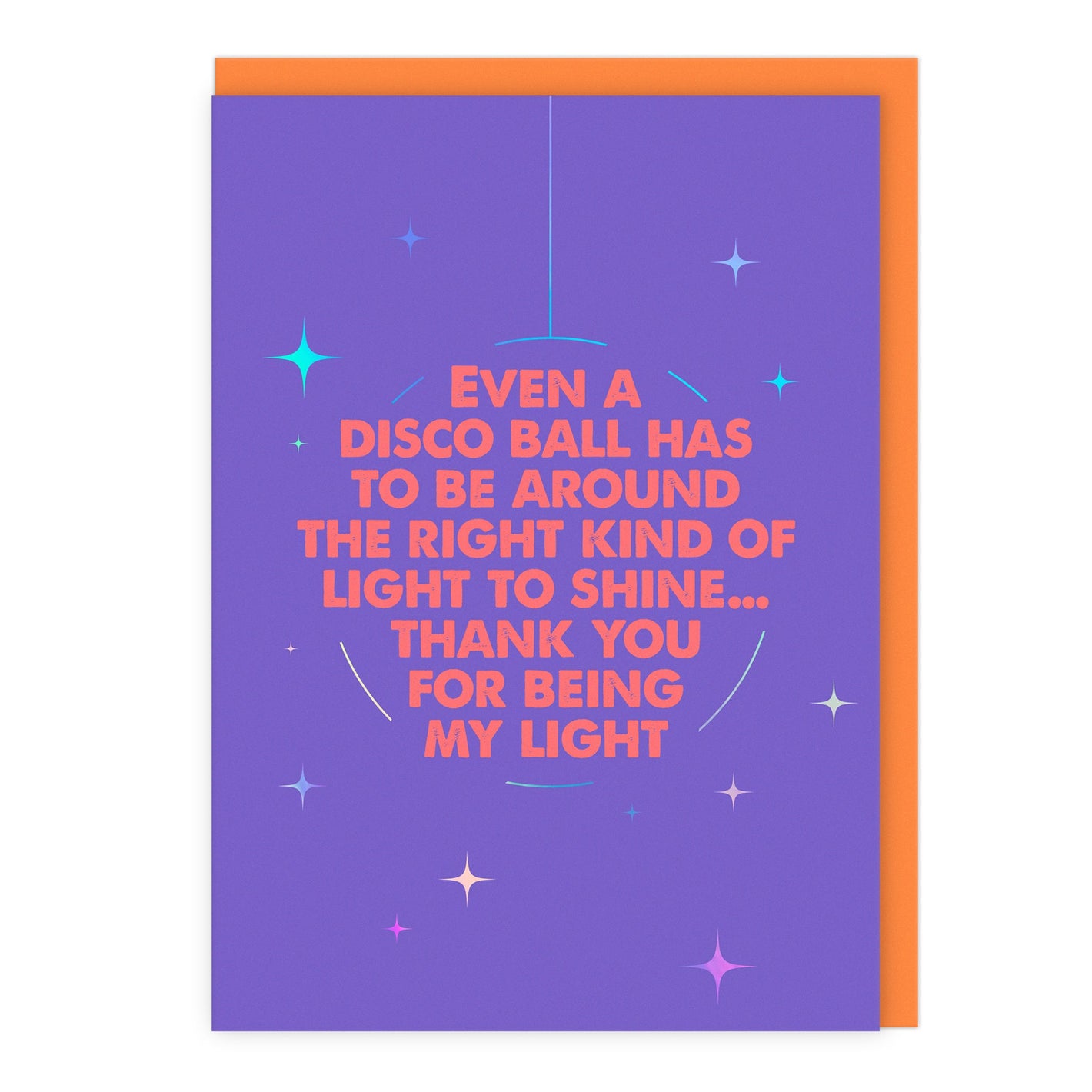 Thank You For Being My Light Card