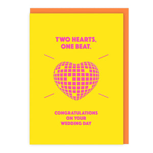 Two Hearts One Beat Card