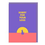 Sorry For Your Loss - Cat Loss Card