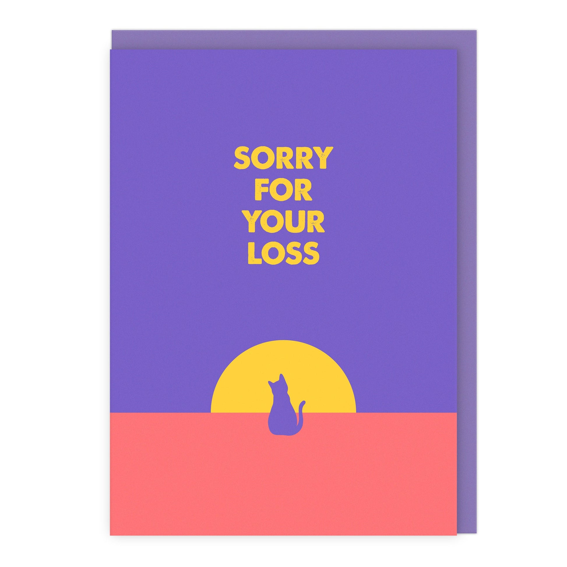 Sorry For Your Loss - Cat Loss Card